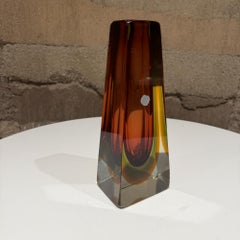 Murano Vase Sommerso Attr Pavel Hlava Italy Mid Century Modern
