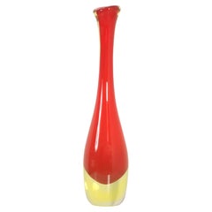 Vintage Murano Vase with Narrow Neck from 1960's, Italy