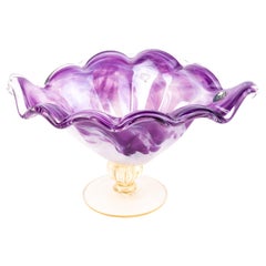 Vintage Murano Venetian Glass Centrepiece Bowl 
