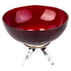 Vintage Murano Venetian Glass Designer Bowl 