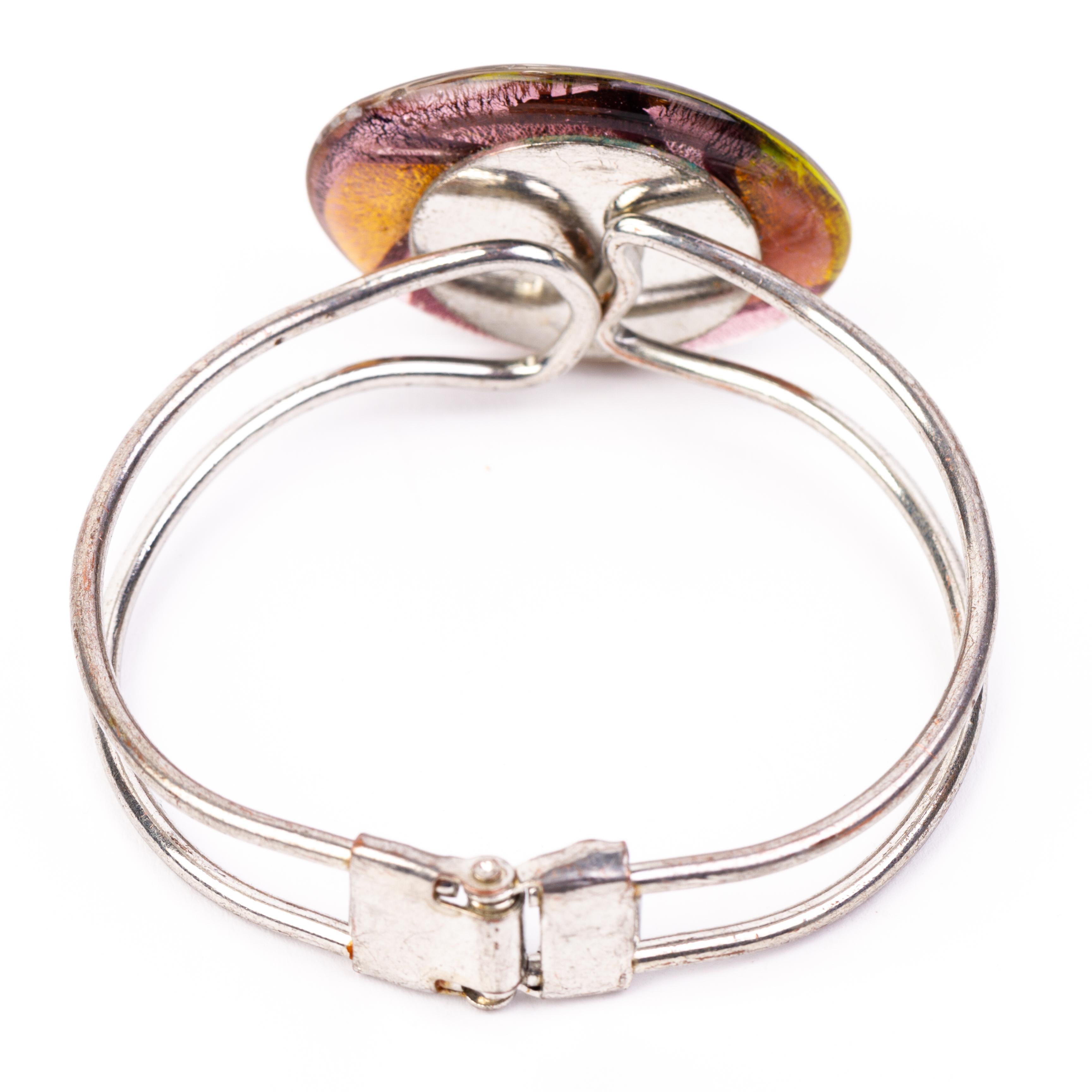 Murano Venetian Glass Designer Bracelet  In Good Condition For Sale In Nottingham, GB