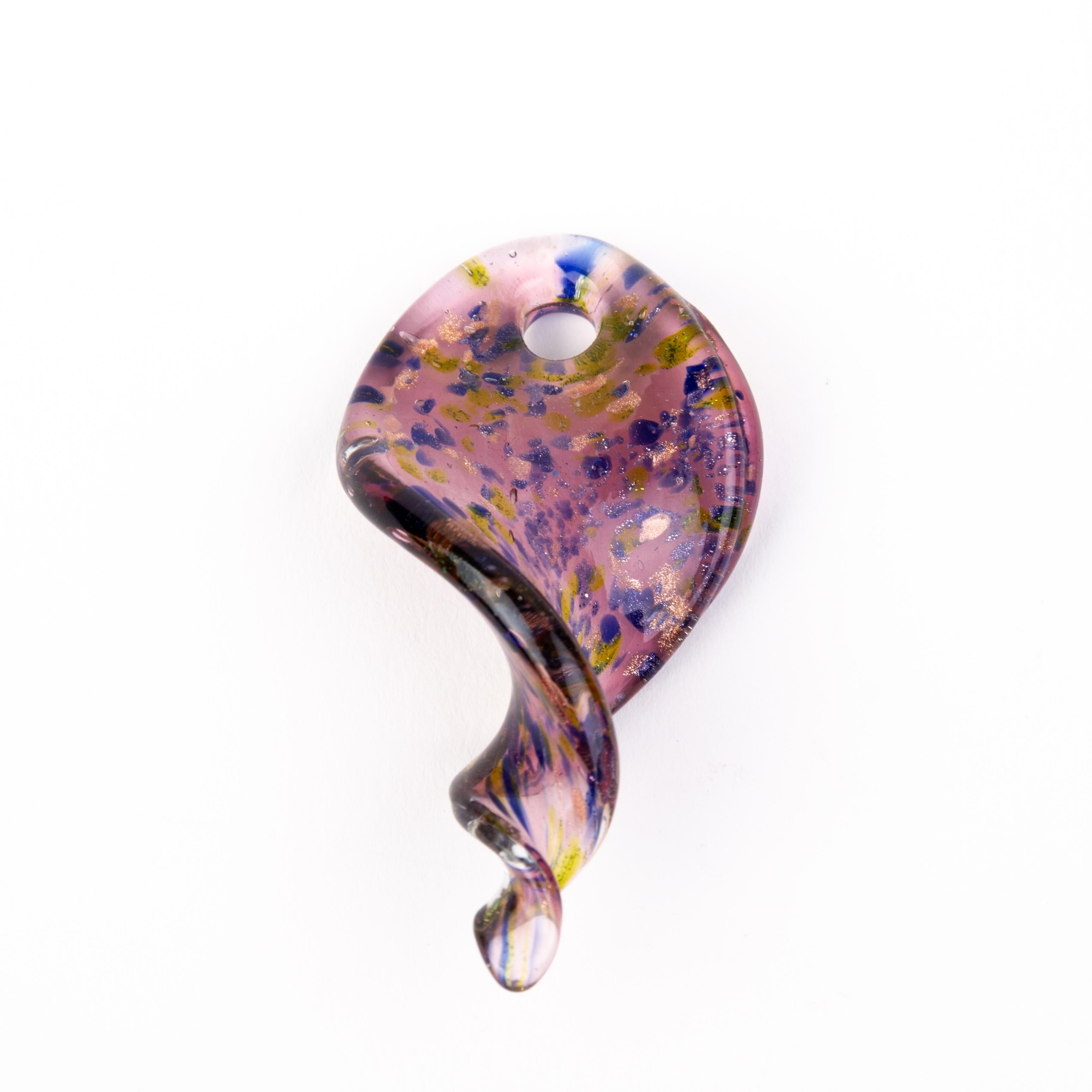 In good condition
From a private collection
Free international shipping
Murano Venetian Glass Designer Pendant