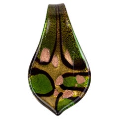 Pendentif design en verre vénitien de Murano