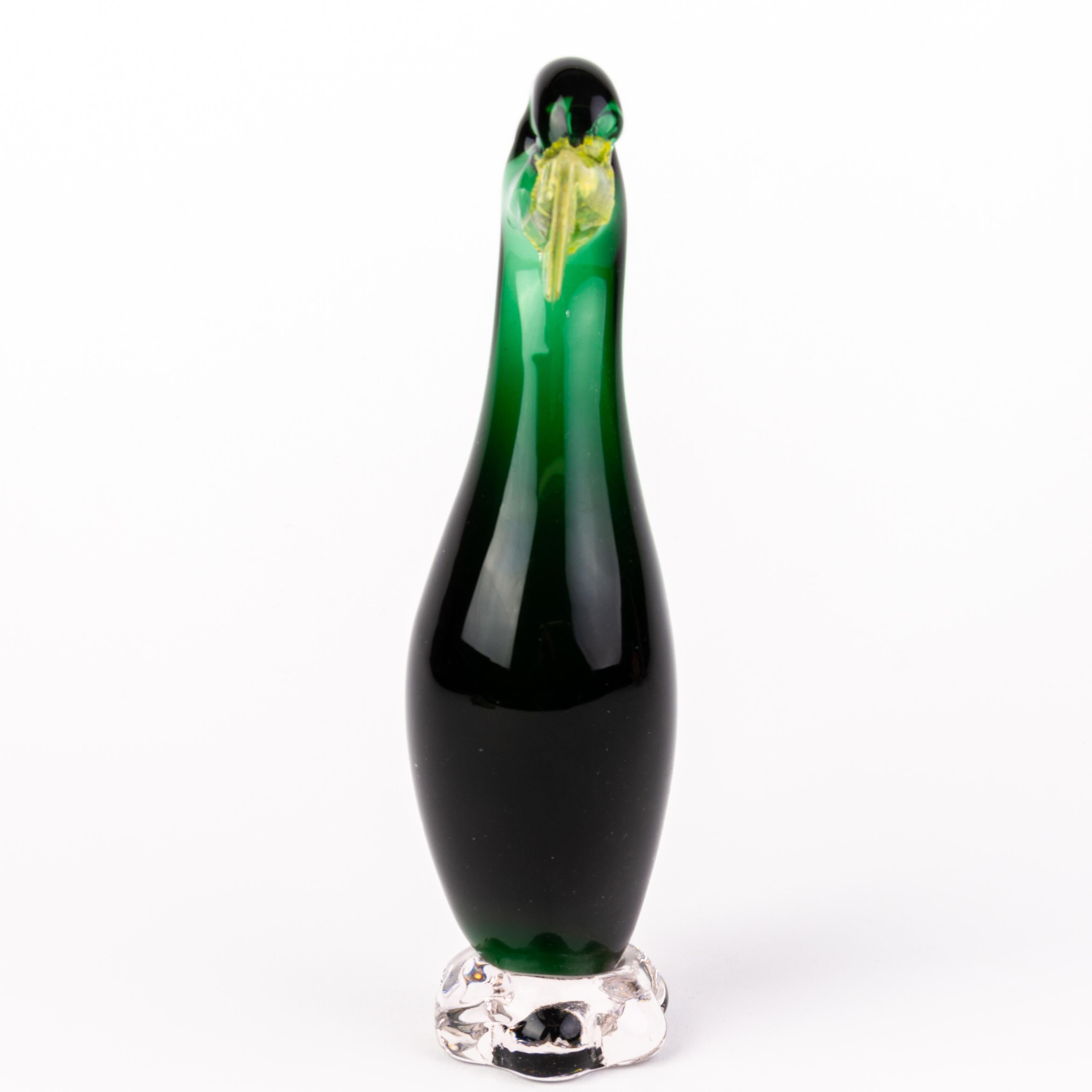 Murano Venetian Glass Designer Penguin Sculpture 
Good condition
Free international shipping.