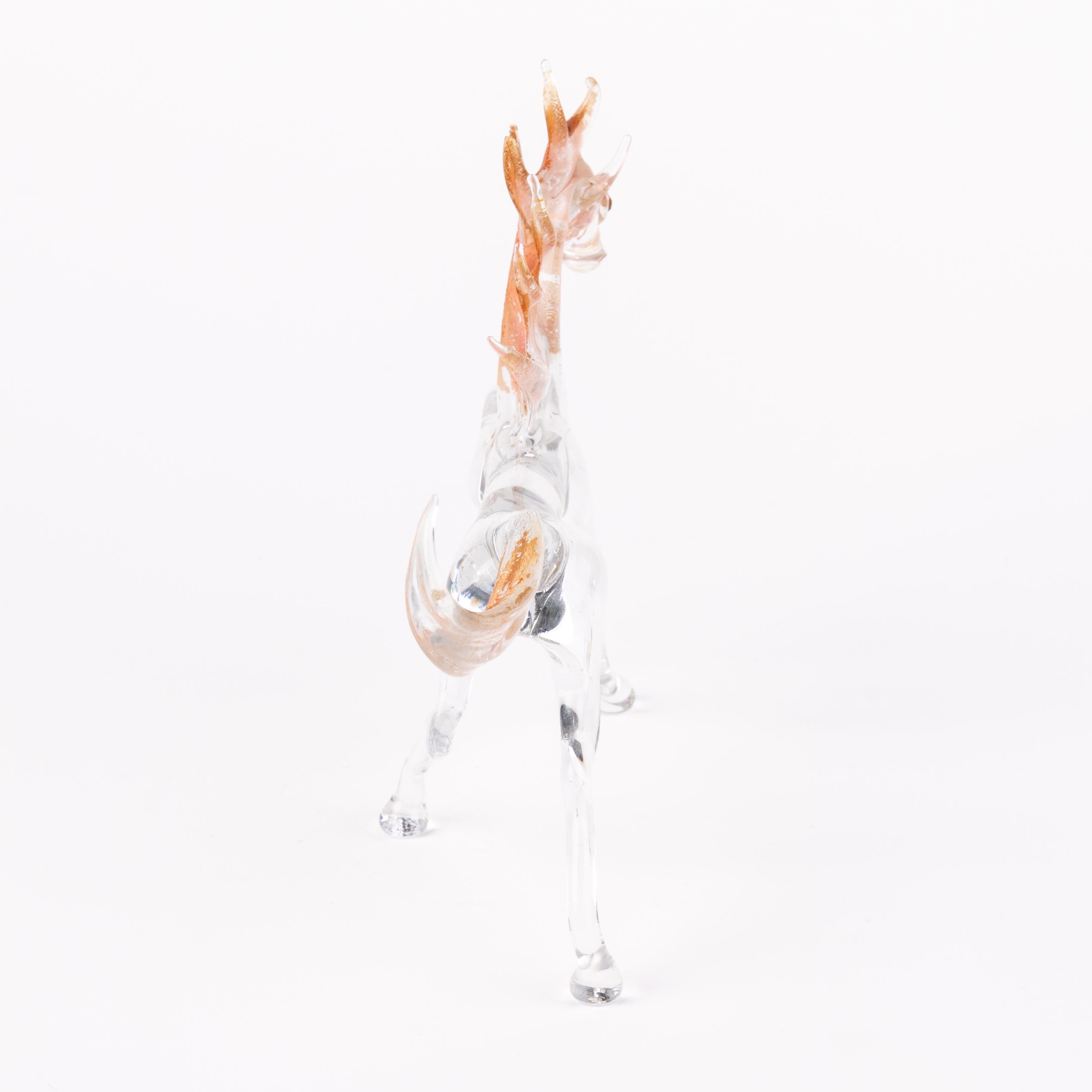 20th Century Murano Venetian Glass Designer Sculpture Horse