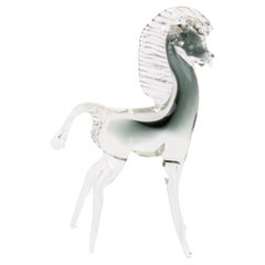 Murano Venetian Glass Designer Sculpture Horse