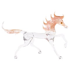Murano Venetian Glass Designer Sculpture Horse