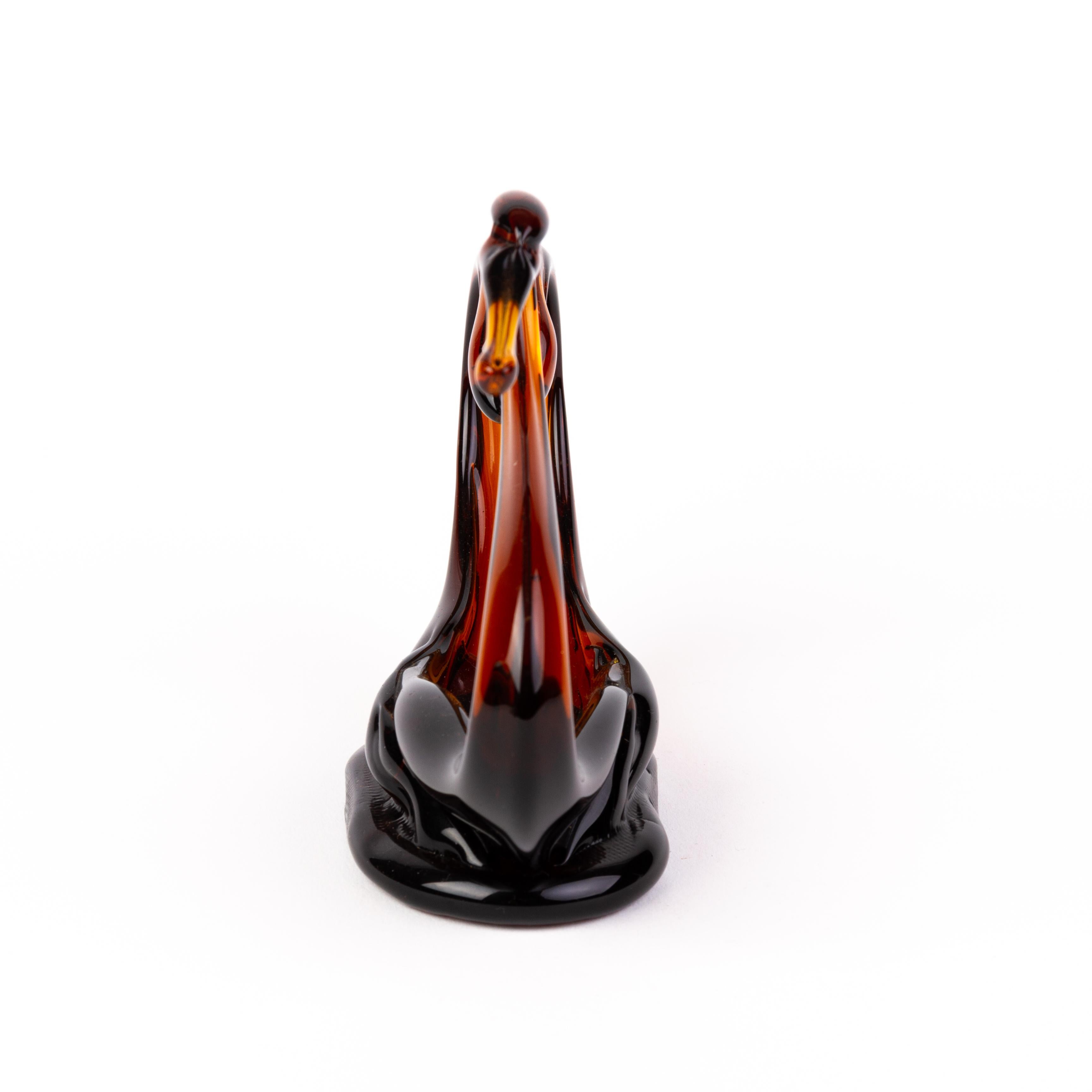 Murano Venetian Glass Designer Swan Sculpture 
Good condition
Free international shipping.