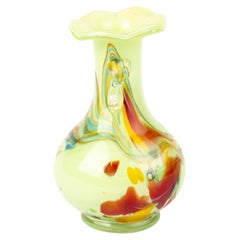 Vintage Murano Venetian Glass Designer Vase 