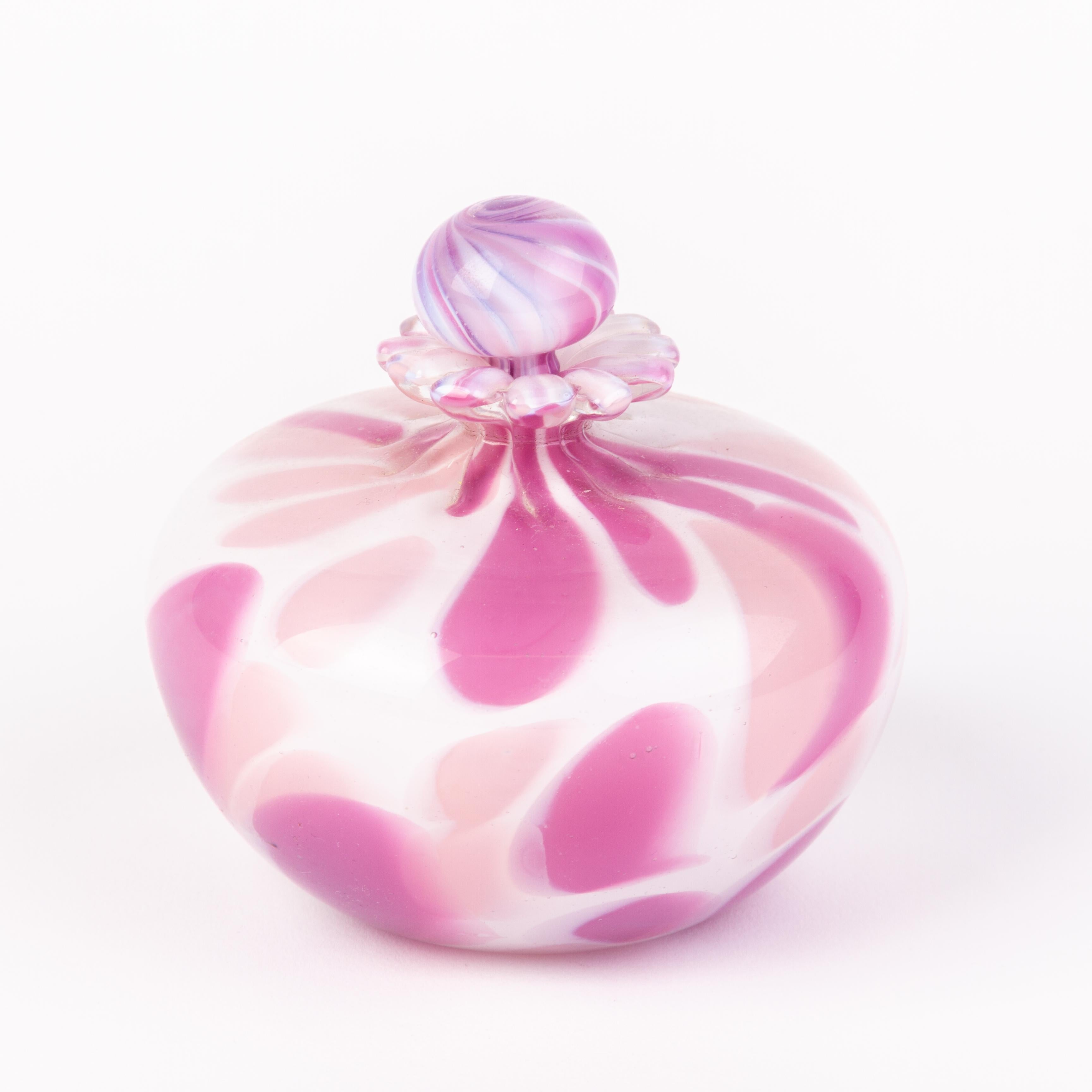 20th Century Murano Venetian Glass Perfume Bottle  For Sale