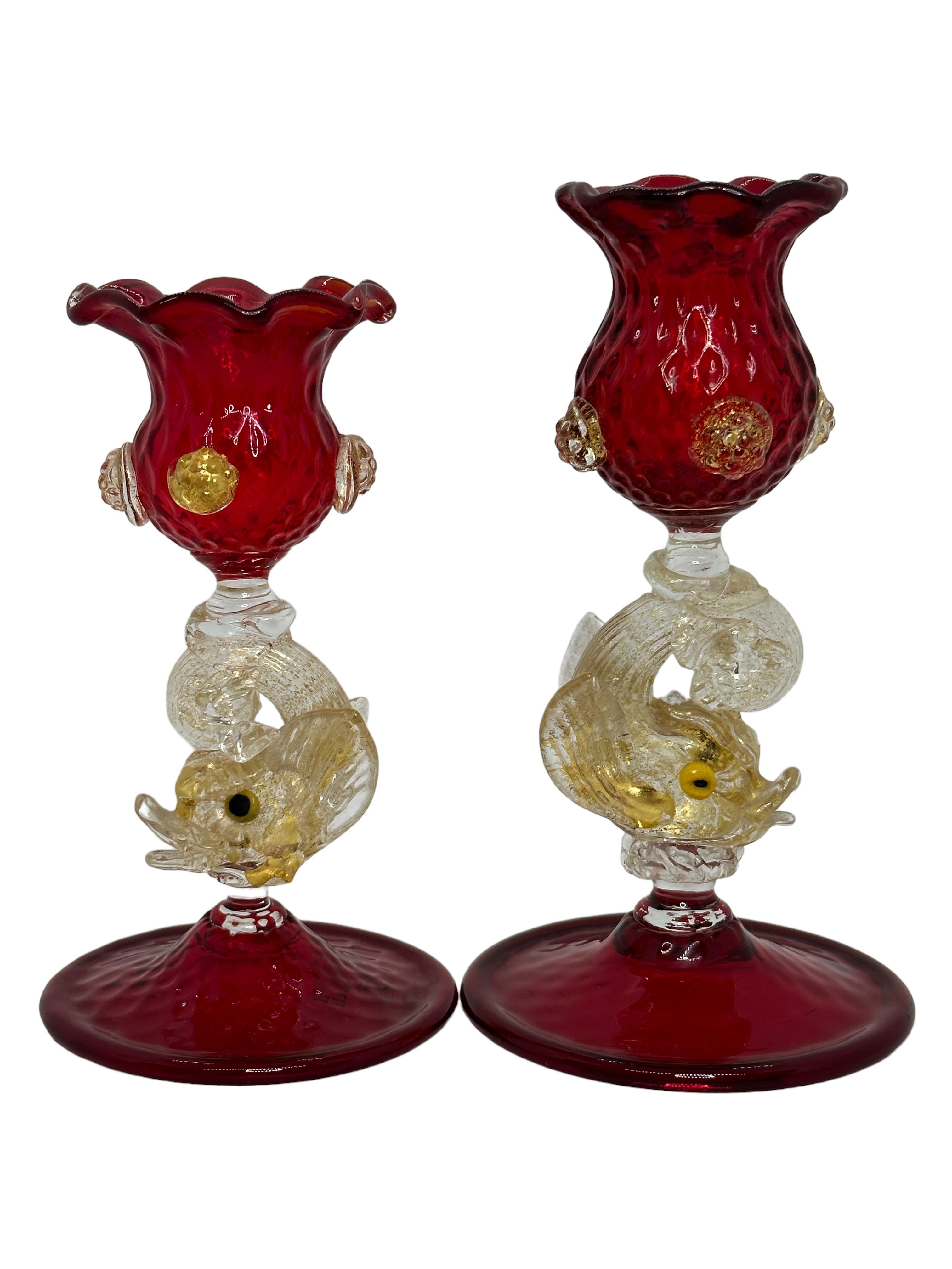 ruby gold glass
