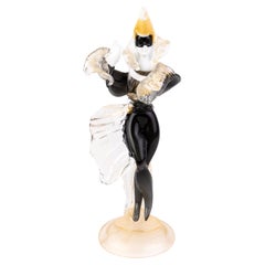 Murano Venetian Glass Sculpture Dancer