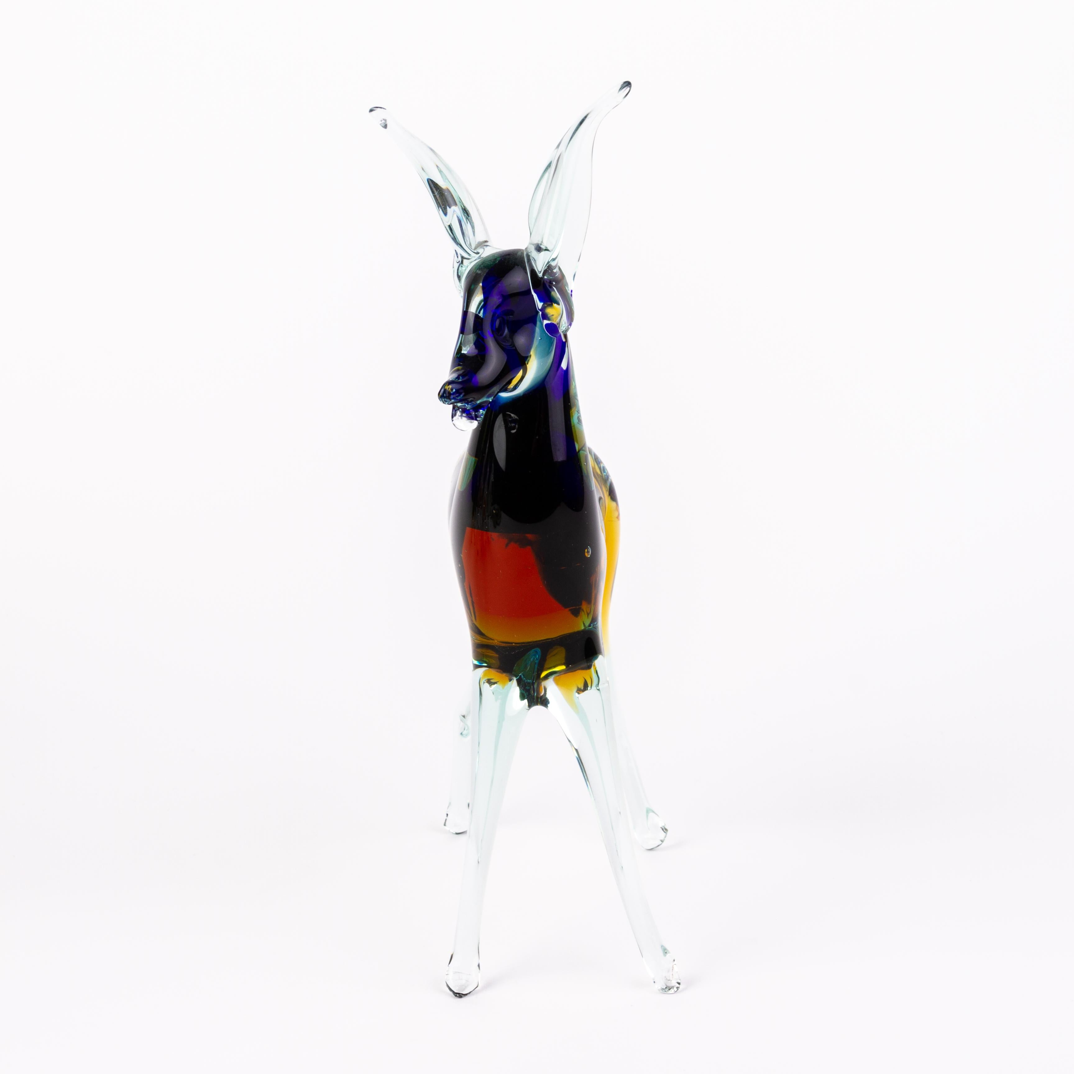 Murano Venetian Glass Sculpture Deer
Good condition
Free international shipping.