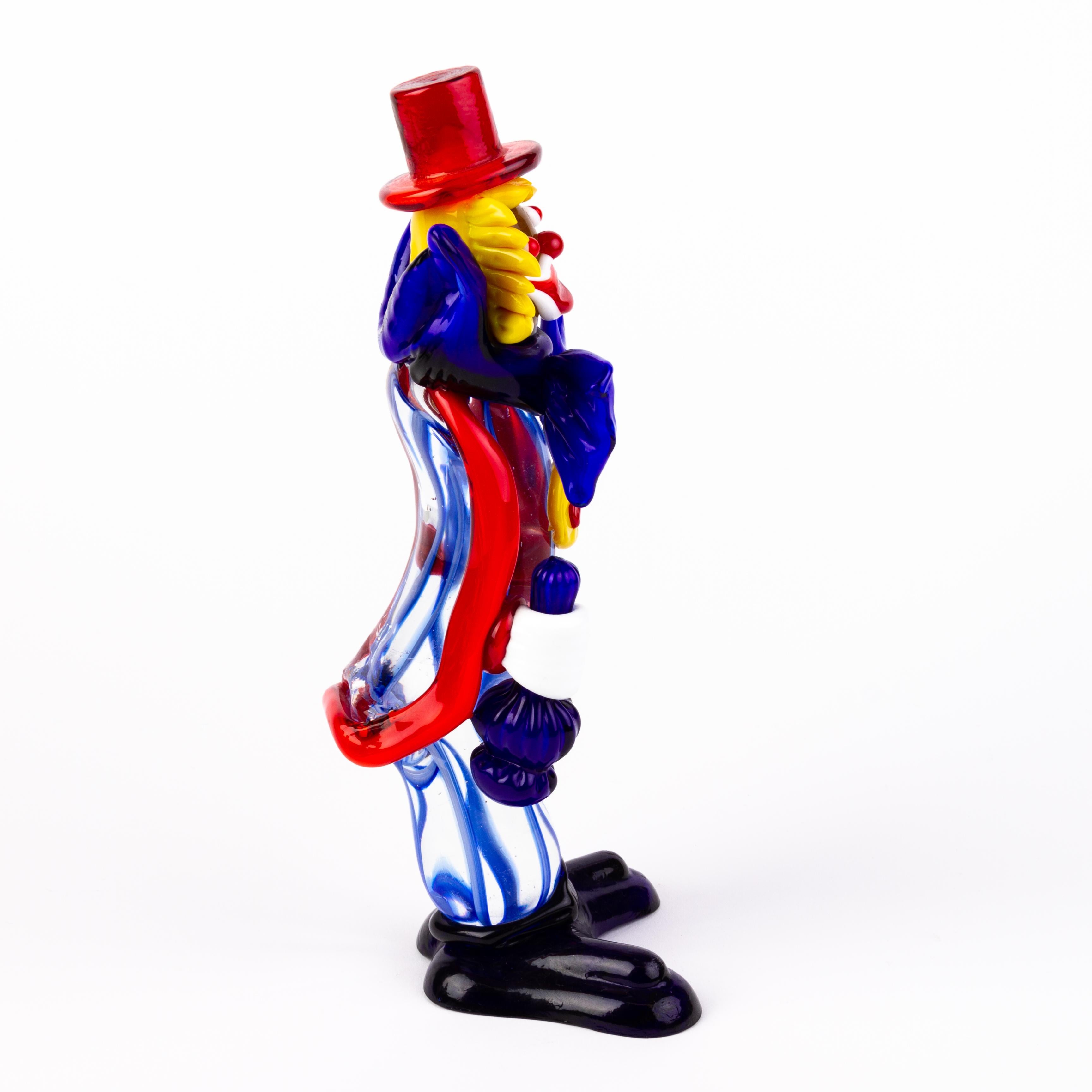 Murano Venetian Glass Sculpture Designer Clown
Good condition
Free international shipping.