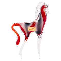 Murano Venetian Glass Sculpture Horse