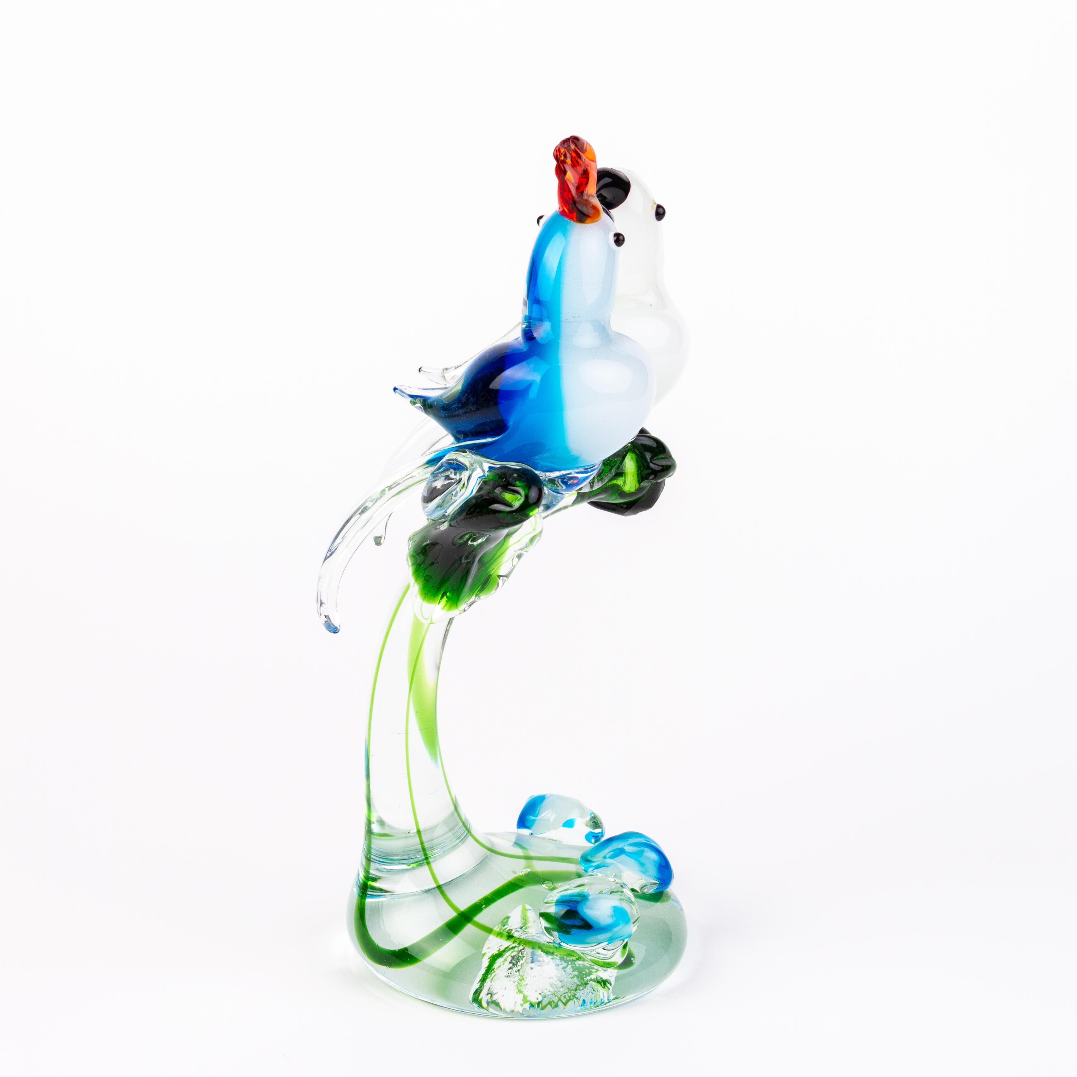 Murano Venetian Glass Sculpture of Birds
Good condition.
Free international shipping.