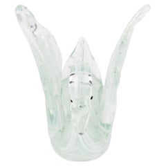 Murano Venetian Glass Sculpture Swan