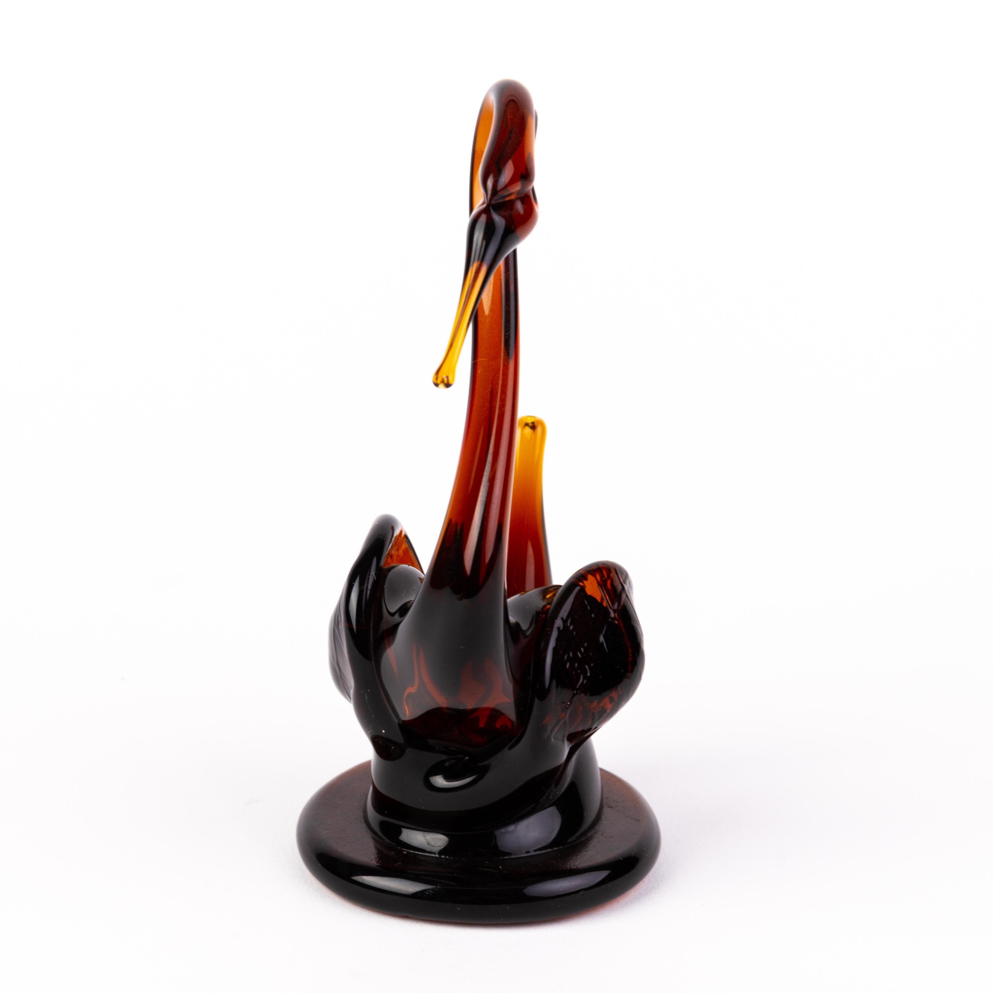 Murano Venetian Glass Swan Sculpture 
Good condition
Free international shipping.
