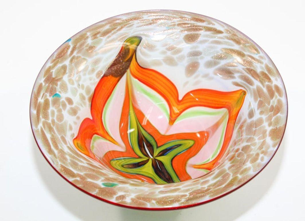 large murano glass bowl