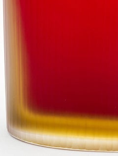 Murano Venini "Ellittici" Art Glass Vase, 2000