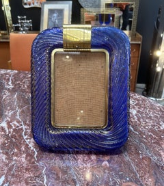 Murano Venini Glass Italian Picture Frame