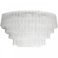 Murano Venini Oval Chandelier