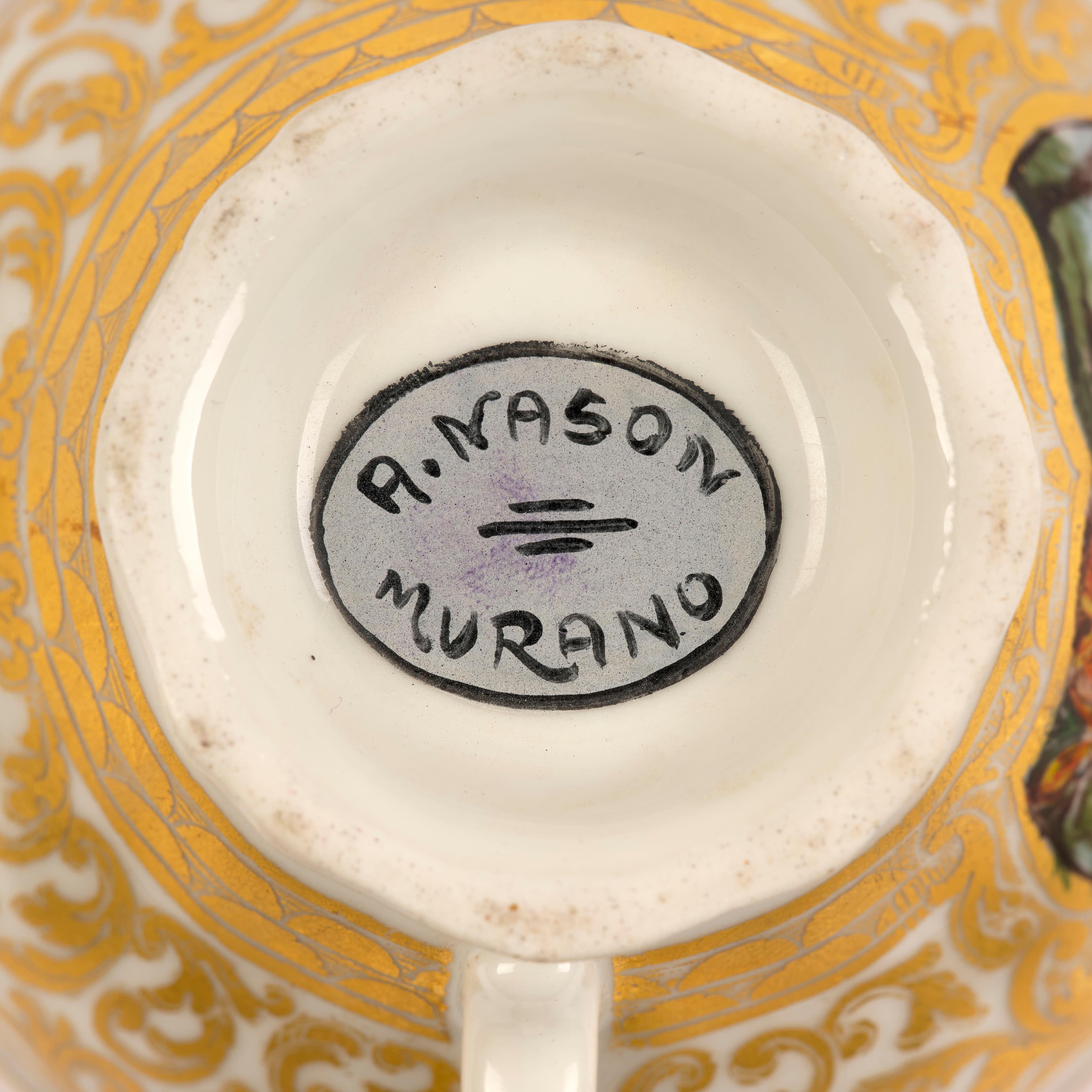 Porcelain Murano Verbano Dinner Service, 20th Century For Sale