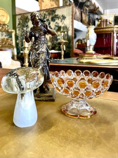 20th Century Murano Blown Glass Paperweight Mushroom