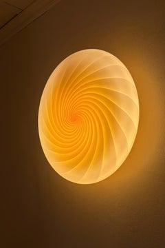 Murano Vintage Candy Flush Mount wall ceiling lamp creme caramel swirl