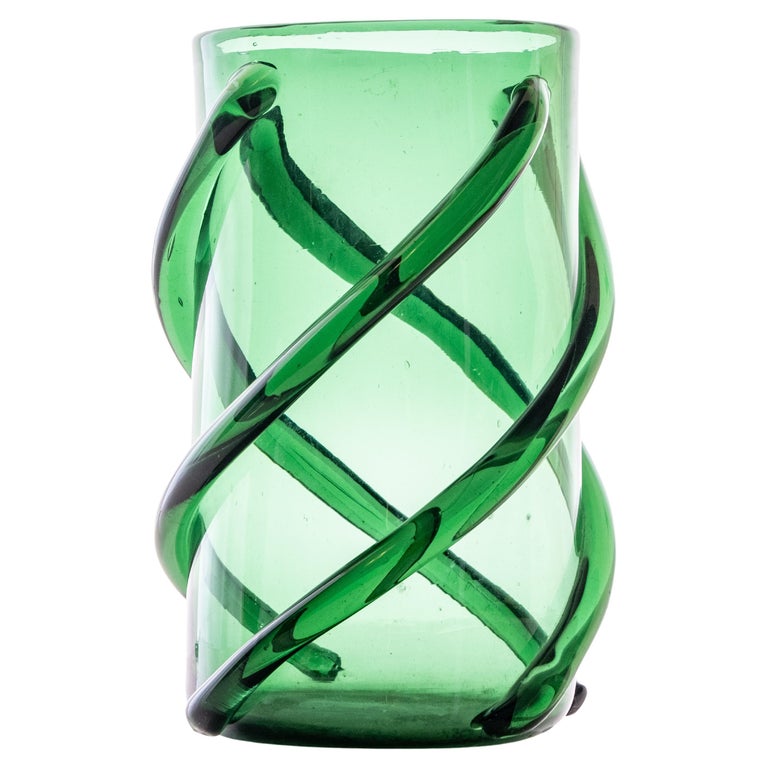 Murano Vintage MidCentury Modern Art Glass Vase For Sale at 1stDibs