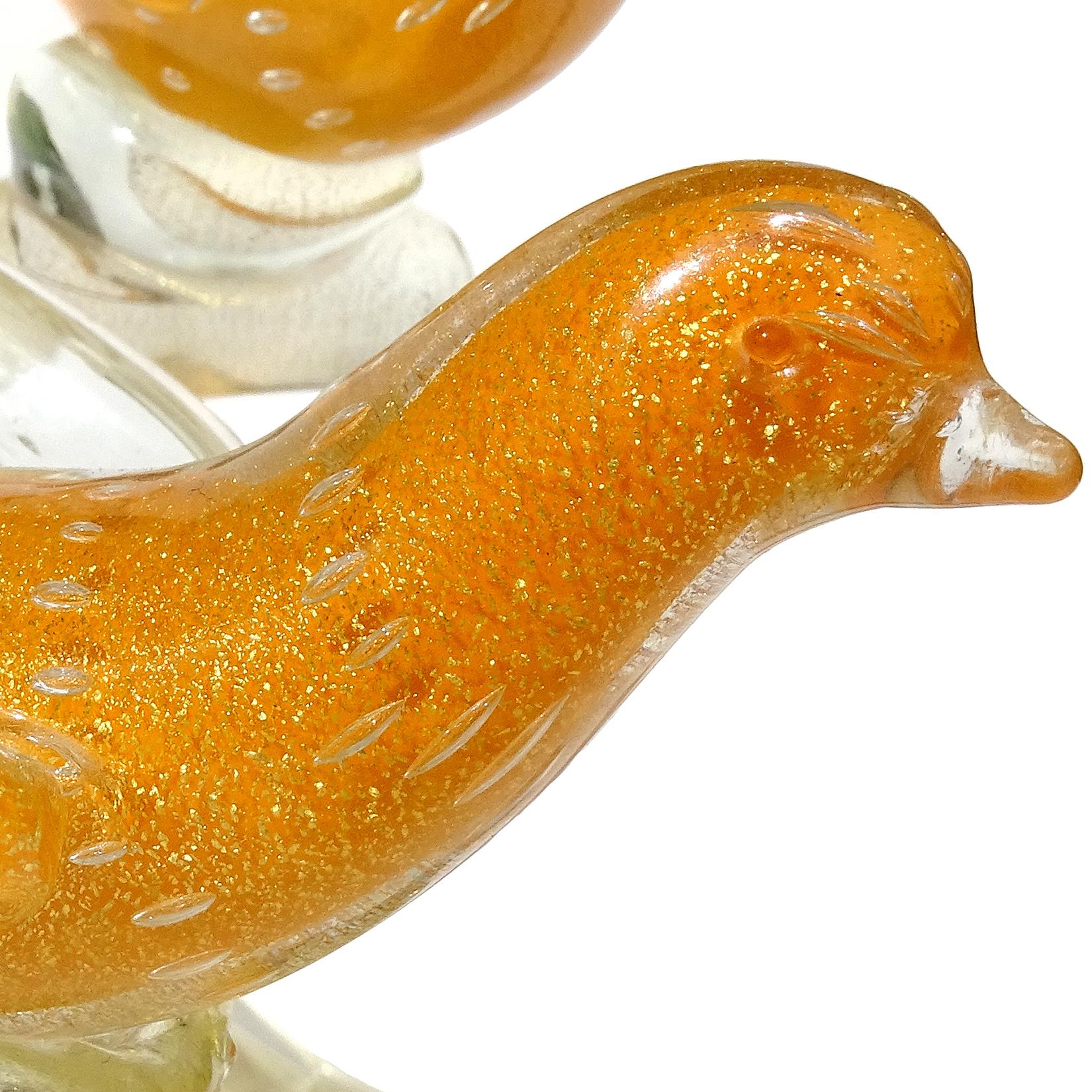 murano glass birds vintage