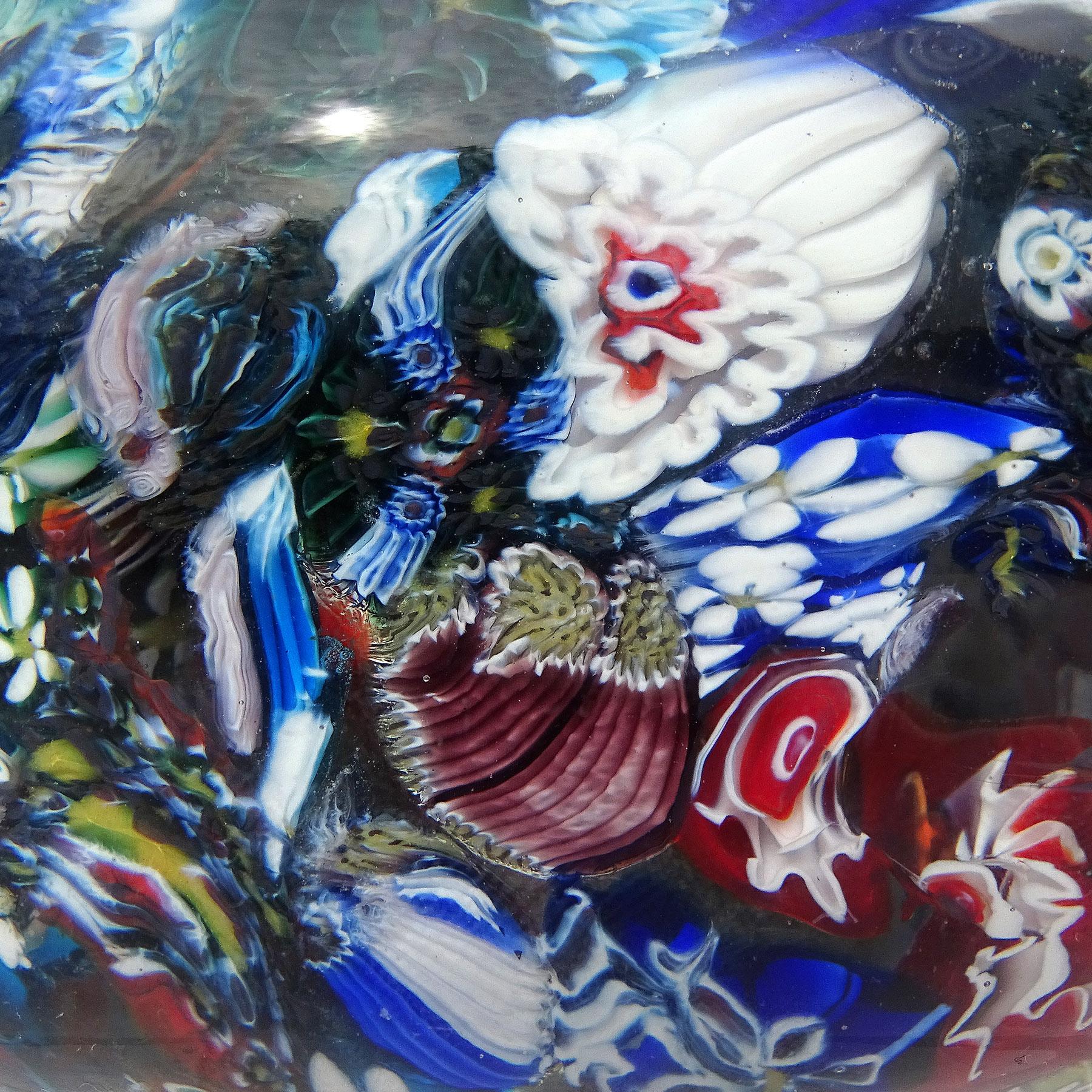 murano glass paperweights vintage