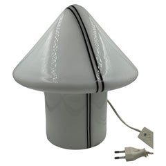 Murano “Vitri” Mushroom Glass Table Lamp, Italy, 1970s