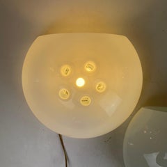Murano Wandlampen im Stil von Carlo Nason für Mazzega, Italien, 1980er Jahre