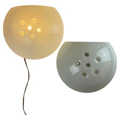 Murano Wandlampen im Stil von Carlo Nason für Mazzega, Italien, 1980er Jahre