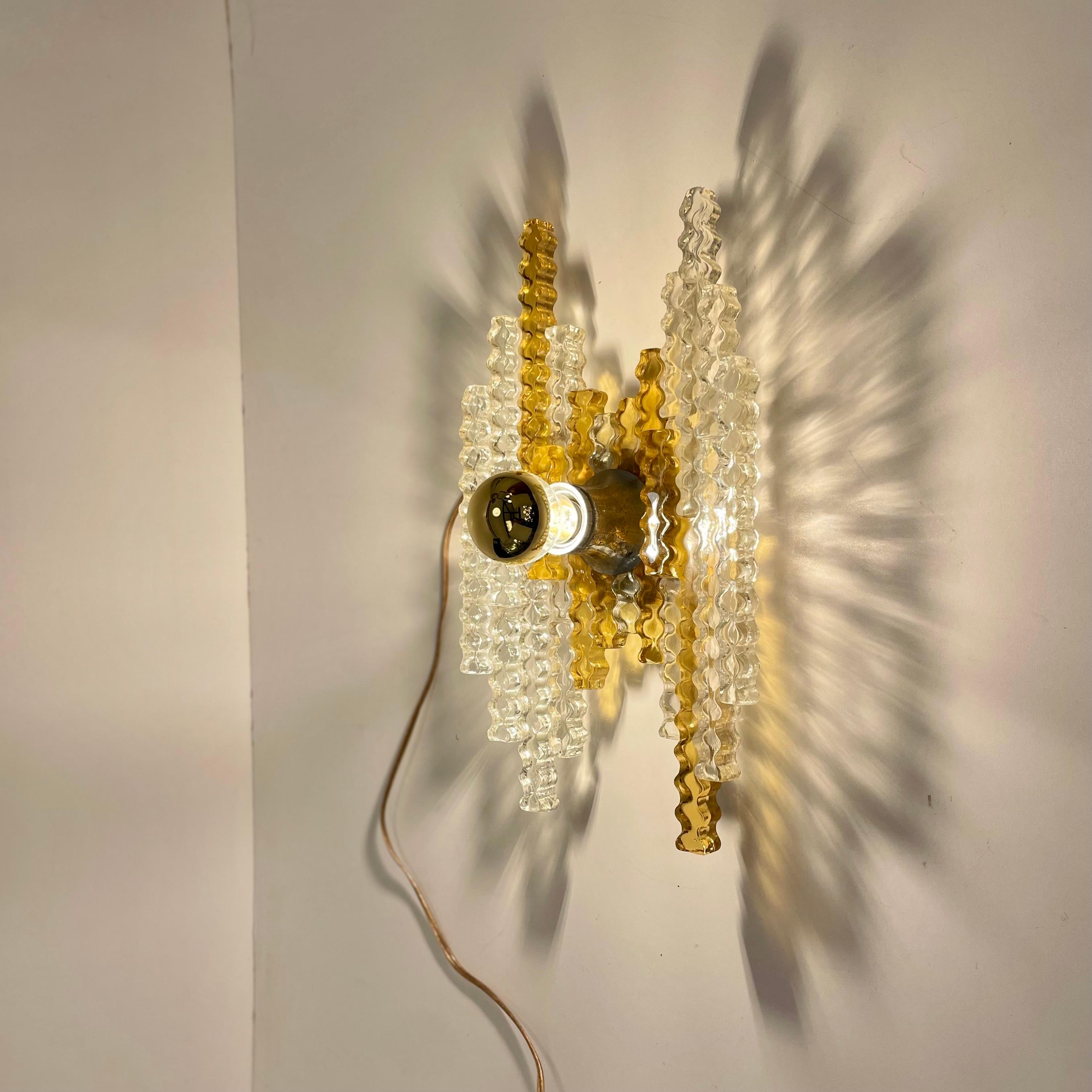 Aplique de Murano by Poliarte, 1970s Brutalista en venta