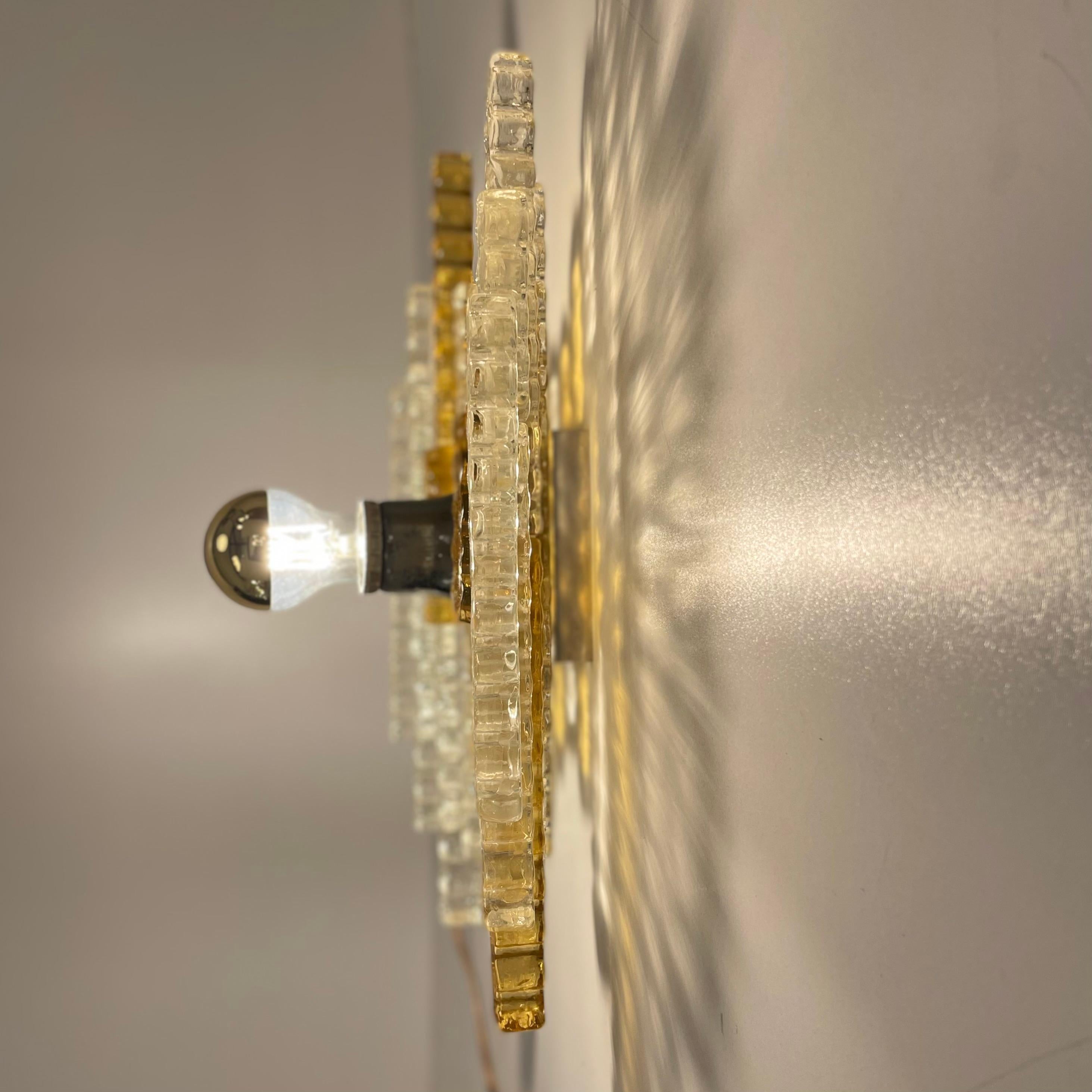 Aplique de Murano by Poliarte, 1970s Italiano en venta