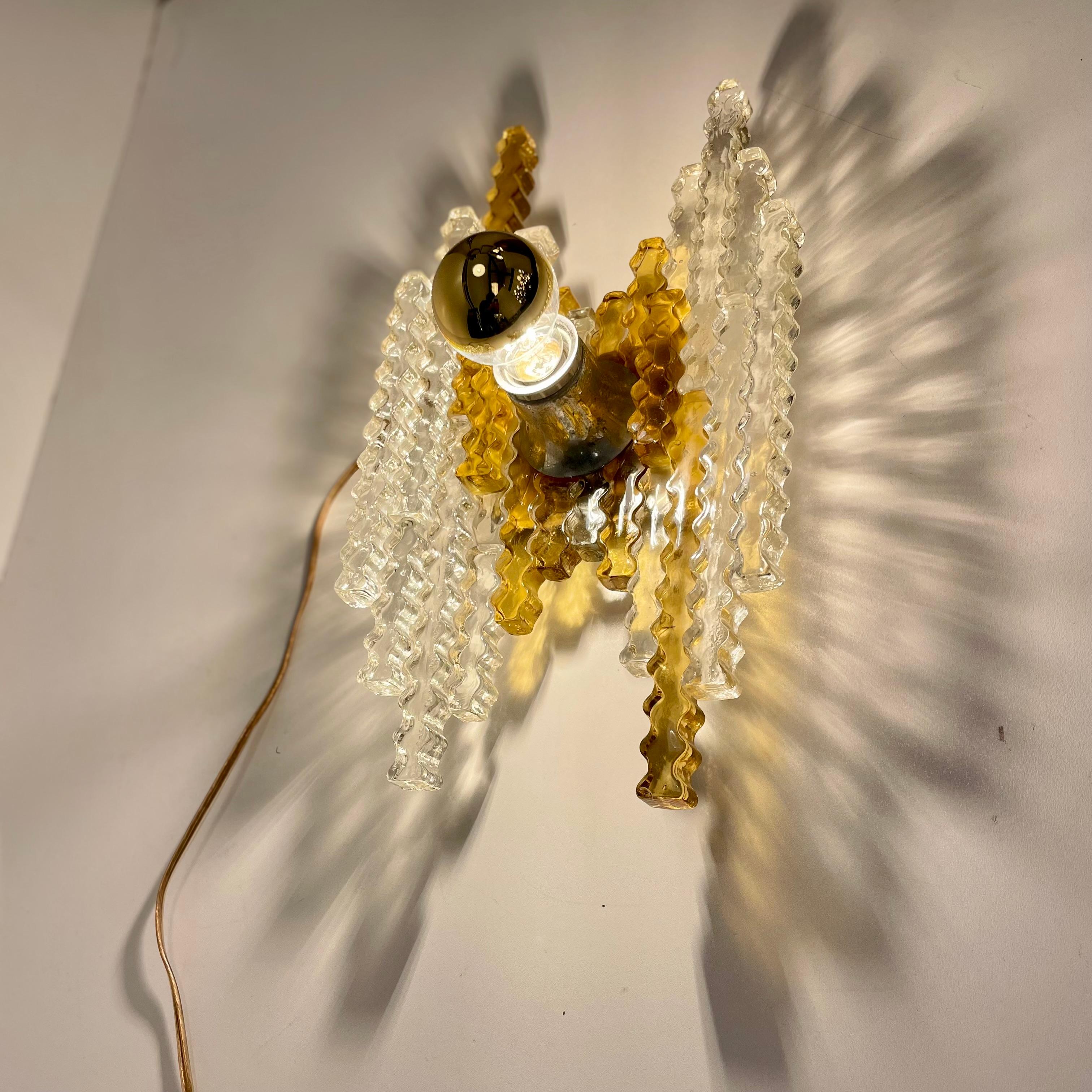 Aplique de Murano by Poliarte, 1970s finales del siglo XX en venta