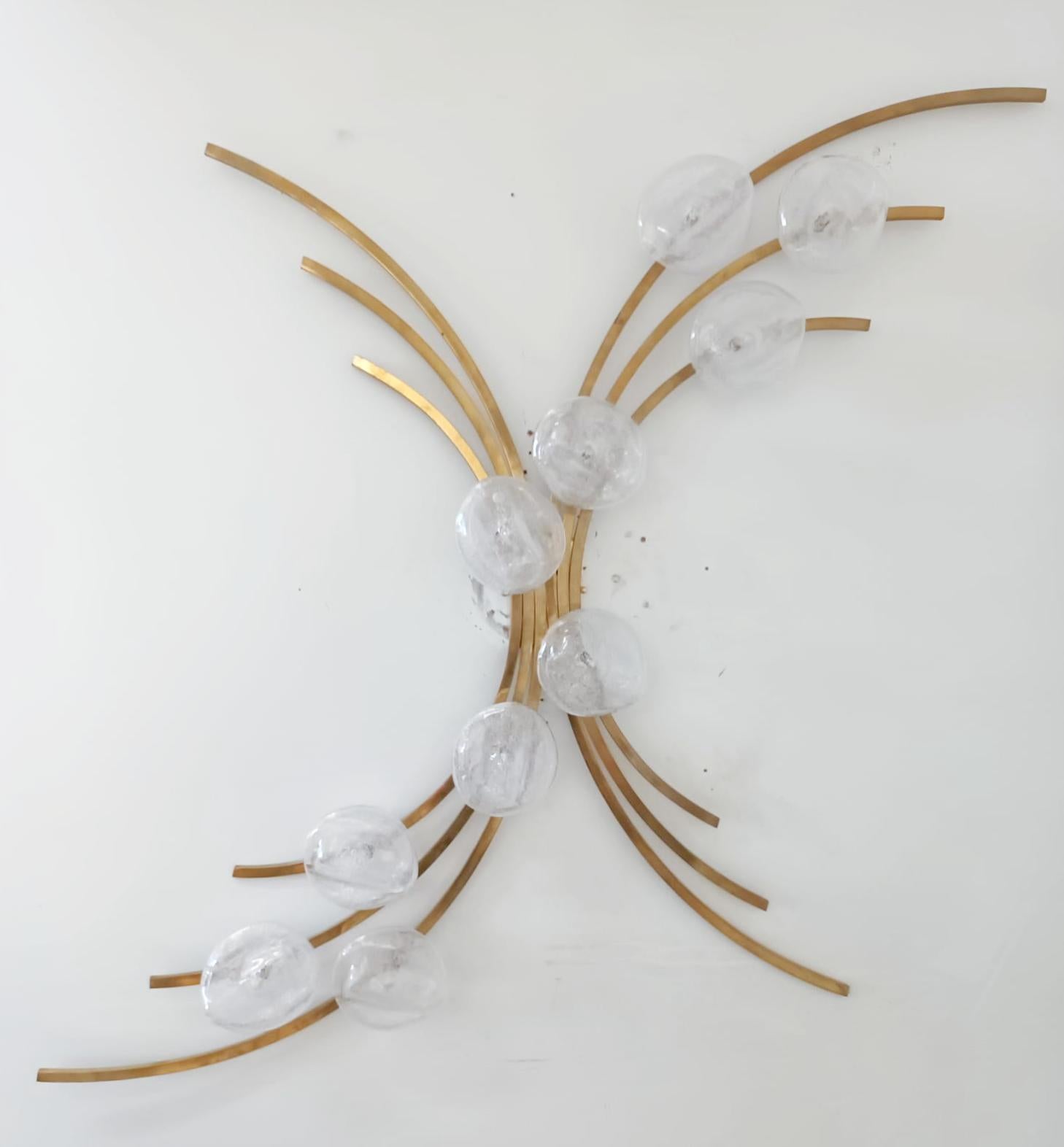 Escultura aplique de Murano by Fabio Ltd Moderno de mediados de siglo en venta
