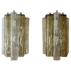 Murano wall sconces produced by Barovier & Toso Italy 1970s