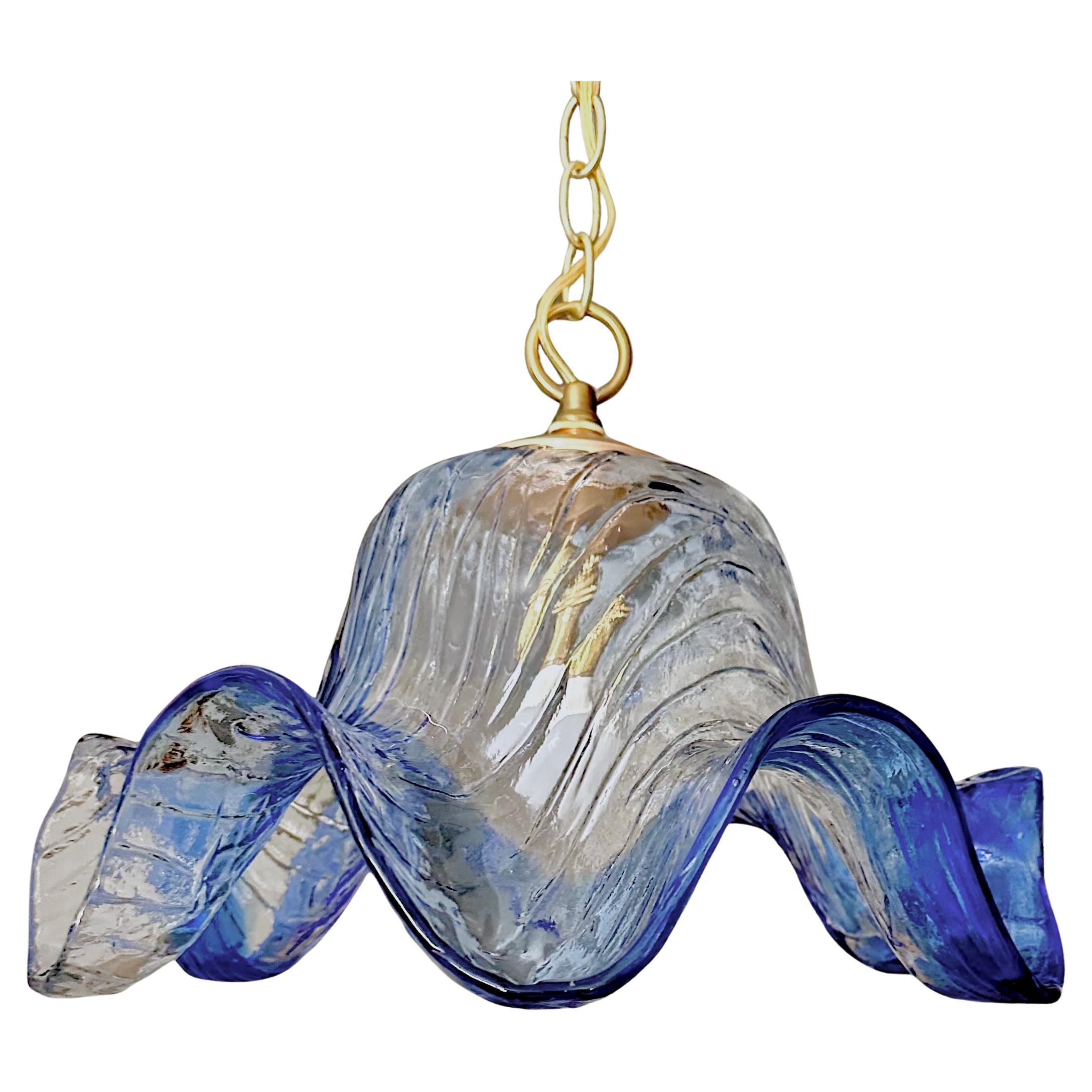 Murano Wavy Bell Shaped Carlo Nason Ceiling Light Pendant
