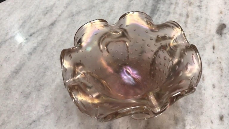 Murano with Bubbles, Iridescent, 1920, Italian For Sale at 1stDibs