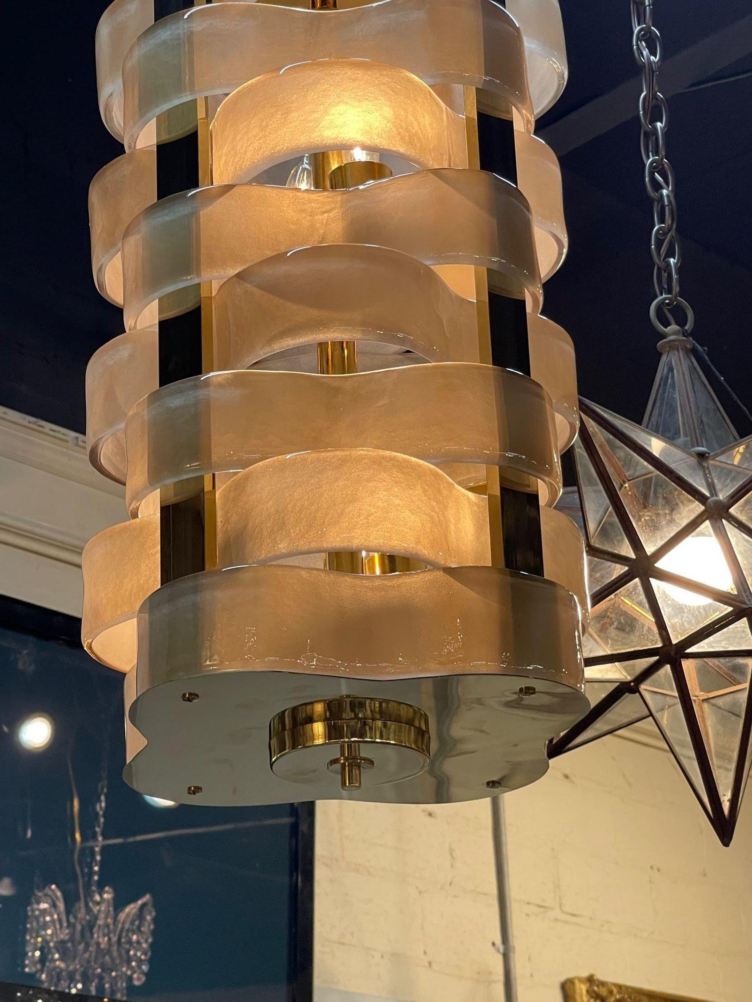 Lanterne intrecciate di Murano in Fume In condizioni buone in vendita a Dallas, TX