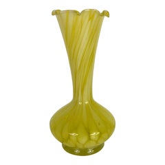 Jarrón amarillo de Murano