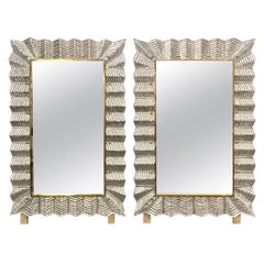 Miroirs Zag à fermeture éclair Murano