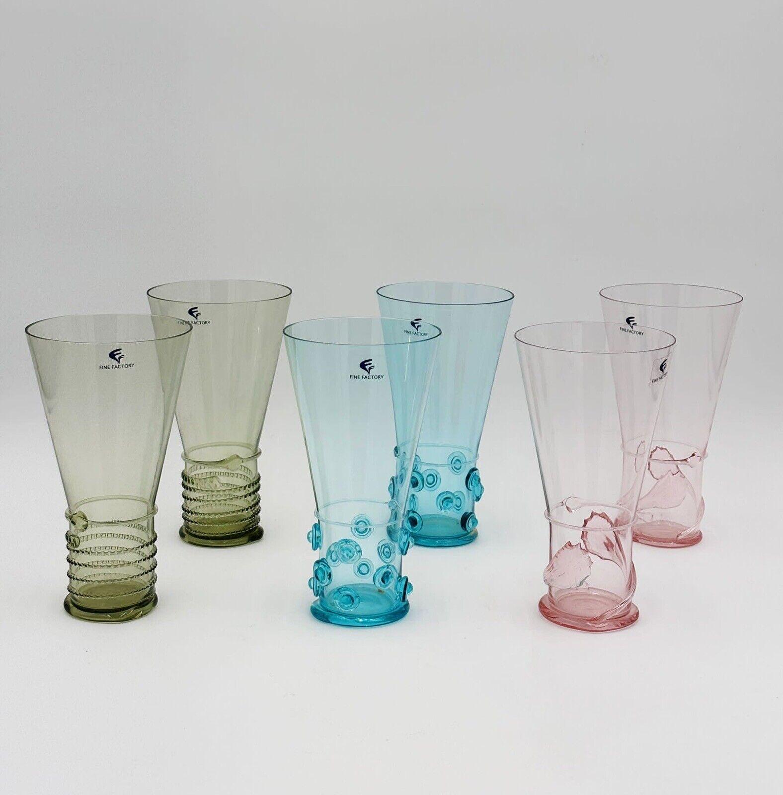 Refined 1980s Murano glassware set consisting of 6 pieces , meticulously hand-decorated, fine craftsmanship, comes in 3 pastel colors: pink, light blue and green.

A piece that will make your every toast special.


Height: 16 cm / 6.6 in


The item