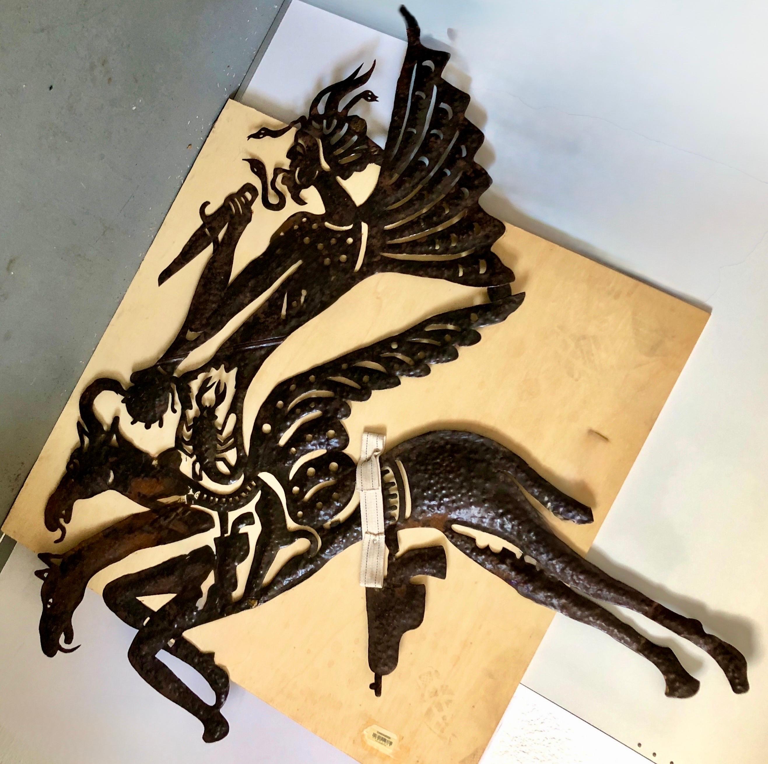 Gran obra maestra del arte popular haitiano Tambor de acero Escultura de metal Murat Brierre en venta 2