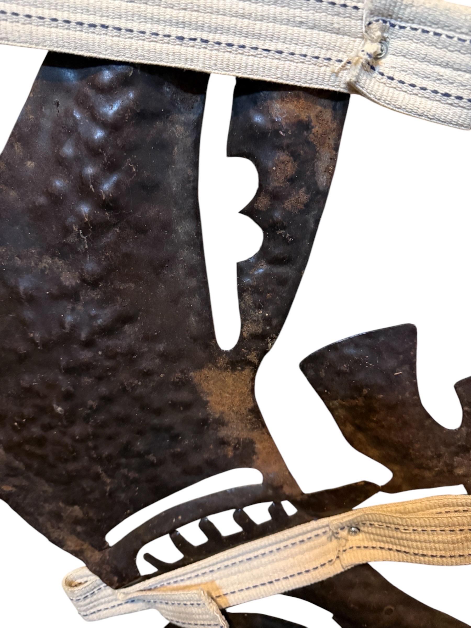 Gran obra maestra del arte popular haitiano Tambor de acero Escultura de metal Murat Brierre en venta 8