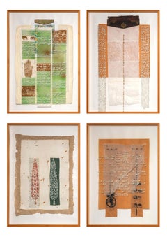 Vintage Murat Morova - "Dil + Suret Composition" - modern turkish art - ready-to-hang