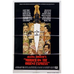 Vintage Murder On The Orient Express (1974) Poster